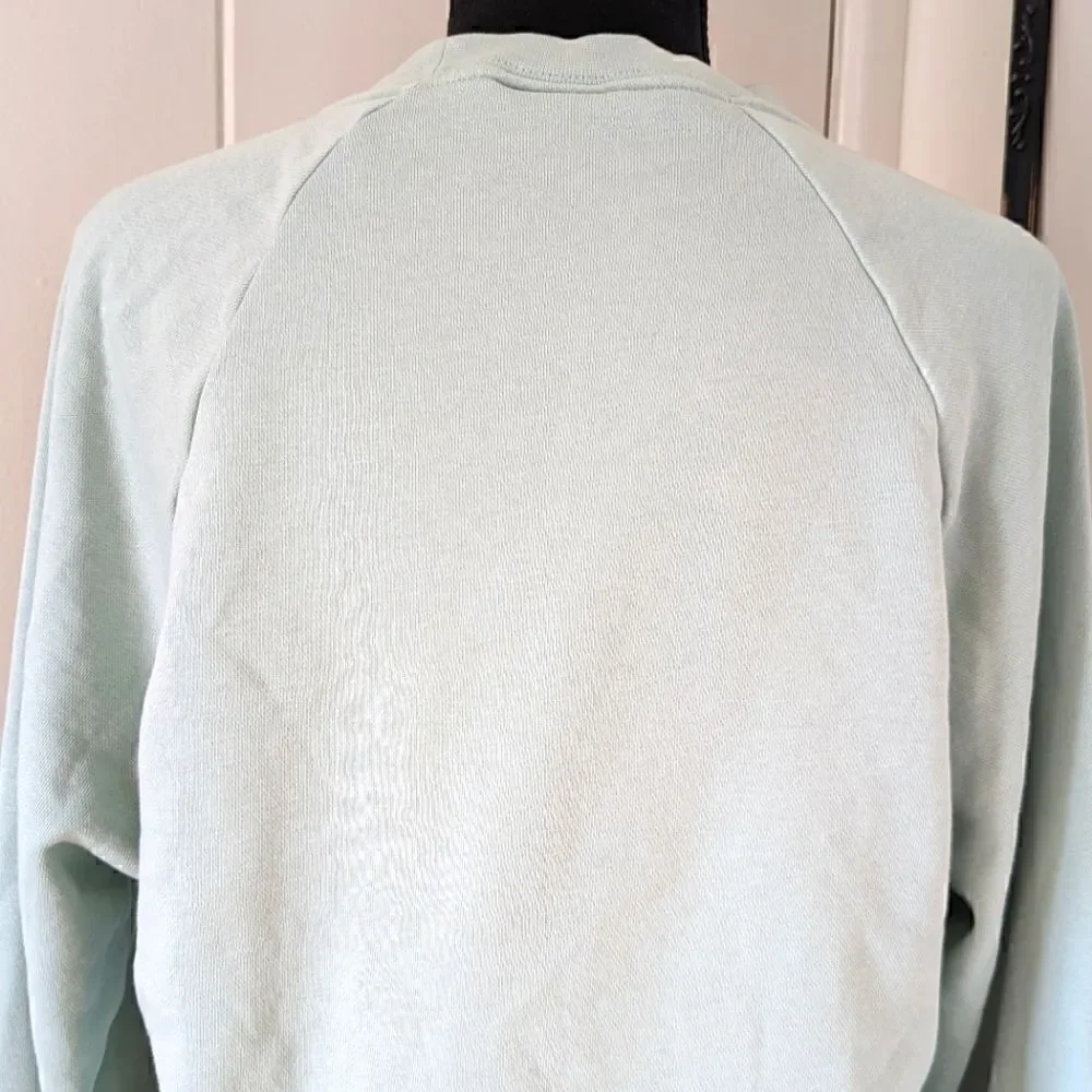 Nike Sportswear Pale Green Laceup Crewneck XS Rebel Punk Coastal Athleisure